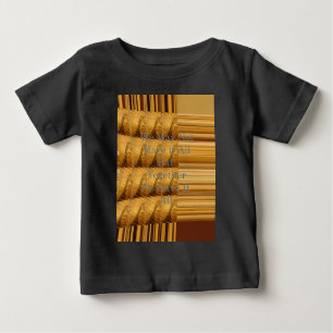 Inspirationellt meddelande med afrikansk vildlevan t-shirt