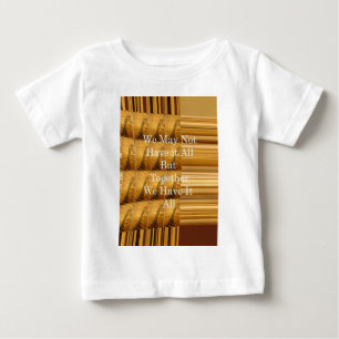 Inspirationellt meddelande med afrikansk vildlevan tee