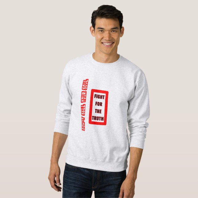 Inspirationellt talande T-Shirt Lång Ärmad Tröja (Hel framsida)