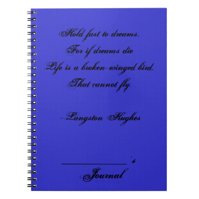 Inspirationjournal Anteckningsbok Med Spiral (Framsidan)