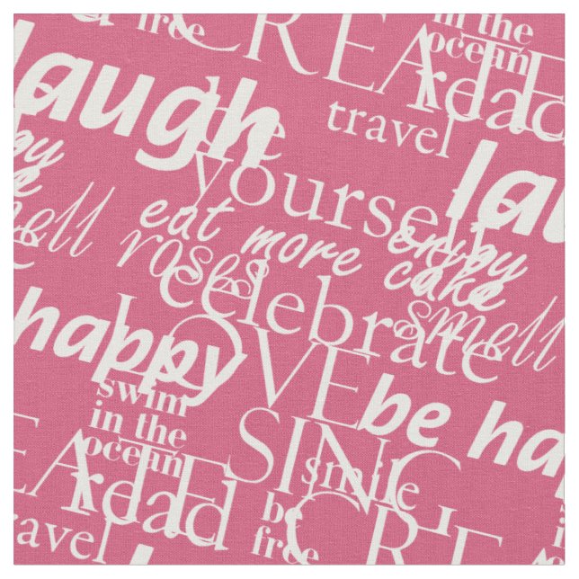 Inspirationord Tyg (Närbild)