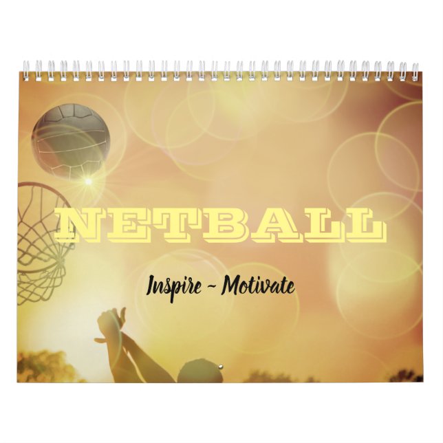 Inspirationsbilder och Citat Netball Kalender (Omslag)
