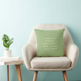 Inspirationsdyna med budskapet 'Lev Enkelt' Kudde