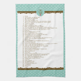 inspirationshandduk för psykisk hälsa kökshandduk