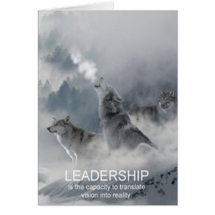 inspirationsincitat för ledarskap hälsningskort