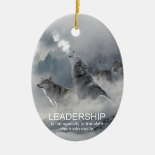 inspirationsincitat för ledarskap julgransprydnad keramik