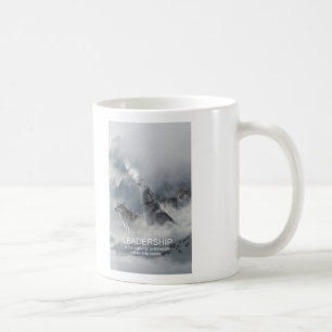 inspirationsincitat för ledarskap kaffemugg