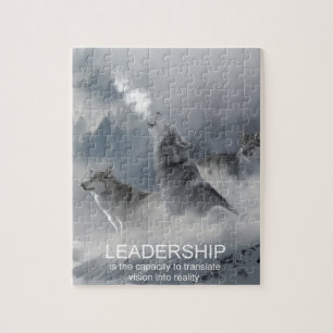 inspirationsincitat för ledarskap pussel