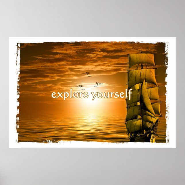 inspirationsincitat för vintagens frakt poster (Framsidan)