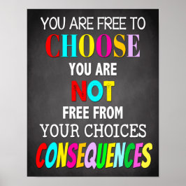 Inspirationsklassrumscitat, rådgivardekor poster