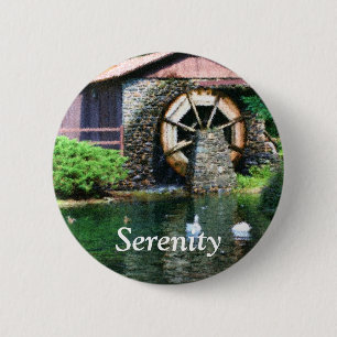inspirationsknapp för Serenity Vatten Wheel Knapp