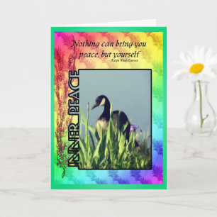 inspirationskort för Kanada Goose Inner Peace Quot Kort