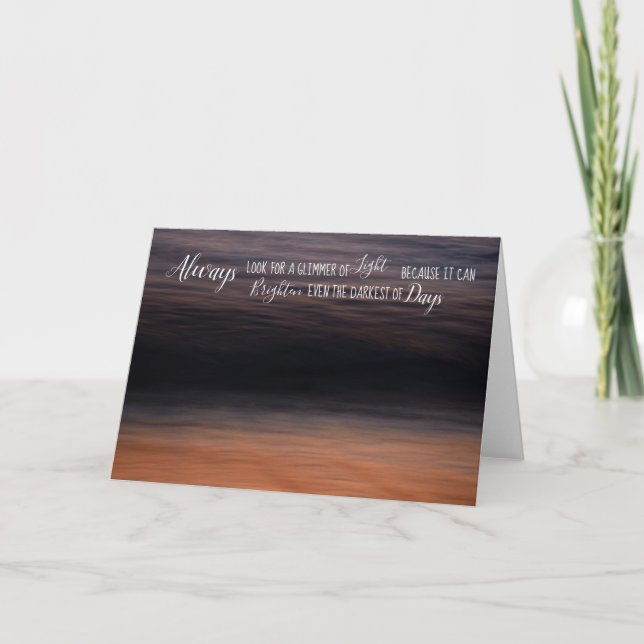 inspirationskort för uppmuntran eller motivation kort (Framsida)