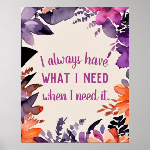 Inspirationskvot för magisk motivation poster