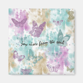Inspirationskvot Joy Rises från Soul Magnet