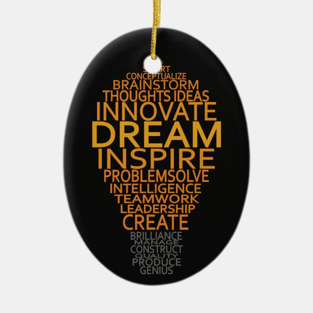 Inspirationsljuslampa, anpassningsbar, ornament (Framsidan)
