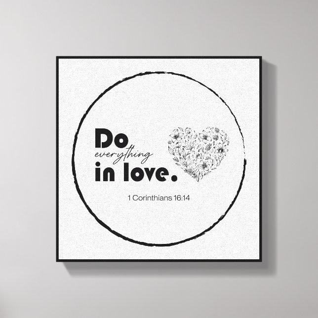 Inspirationsmuren Art Canvastryck (Framsida)