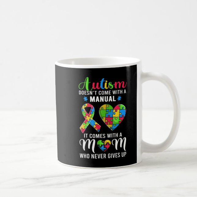 Inspirationsoffert Autism Mamma Shirt Autism Aware Kaffemugg (Höger)