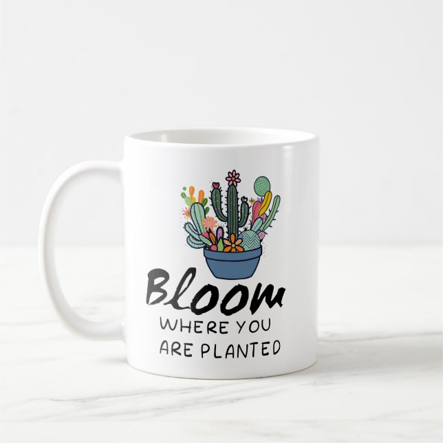 Inspirationsoffert - Bloom där du är planterad Kaffemugg (Vänster)