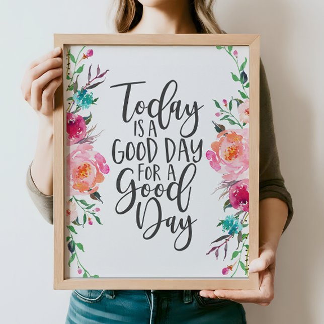 Inspirationsoffert, boho, Idag är en Bra dag Poster (Skapare uppladdad)