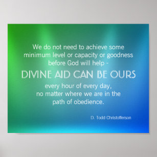 Inspirationsoffert för Divine Aid Poster