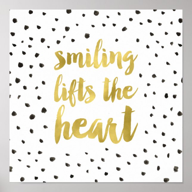 inspirationsoffert för guld-kalligrafi poster (Framsidan)