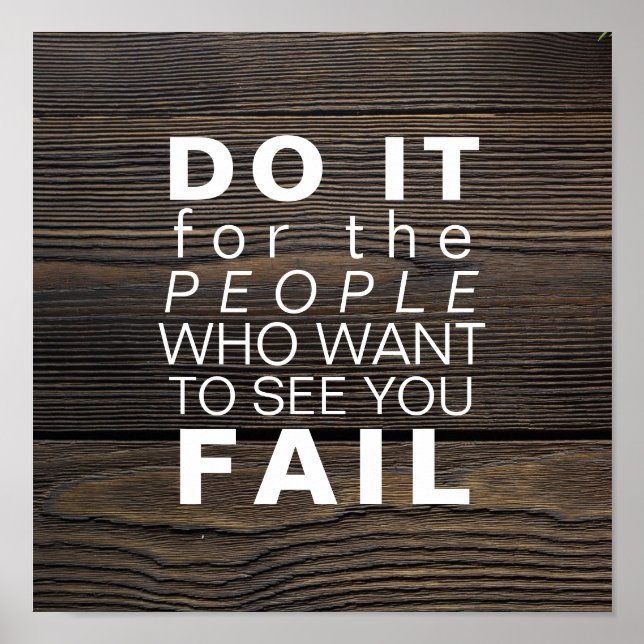 Inspirationsoffert | Framgångsrika motiv Poster (Framsidan)