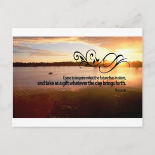 Inspirationsoffert från den antika Rompoeten - Hor Vykort