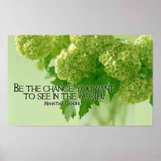 Inspirationsoffert från Mahatma Gandhi Poster