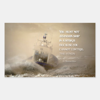 Inspirationsoffert från St. Thomas More Rektangulärt Klistermärke