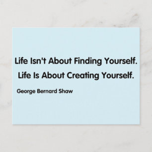 Inspirationsoffert - George Bernard Shaw Vykort