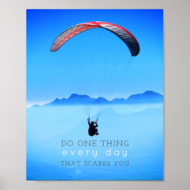 Inspirationsoffert gör ett Sak-paragliseringsfoto Poster