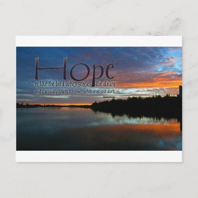 Inspirationsoffert - Hope Vykort (Framsida)