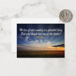 Inspirationsoffert "kärlek utan gränser" anteckningskort