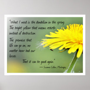 Inspirationsoffert med Dandelion Bild Poster