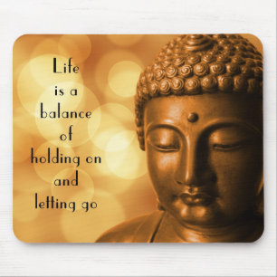 Inspirationsoffert med en Buddha-bild Musmatta