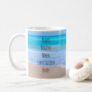 Inspirationsoffert med tropisk bågscen kaffemugg