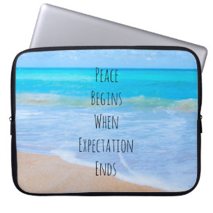 Inspirationsoffert med tropisk bågscen laptop fodral