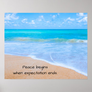 Inspirationsoffert med tropisk bågscen poster
