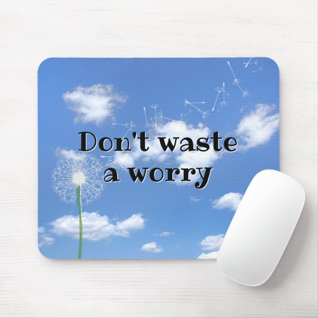 Inspirationsoffert med vit dandelion musmatta (Med mus)