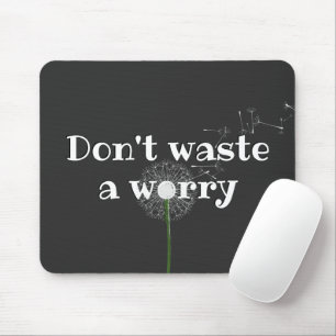 Inspirationsoffert med vit dandelion musmatta