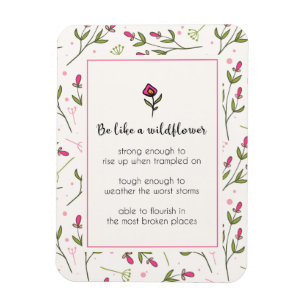 Inspirationsoffert med Wildblomma Mönster Magnet