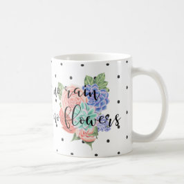 Inspirationsoffert | Modern typografi på blommor Kaffemugg