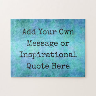 Inspirationsoffert Motivational Blue Watercolor Pussel