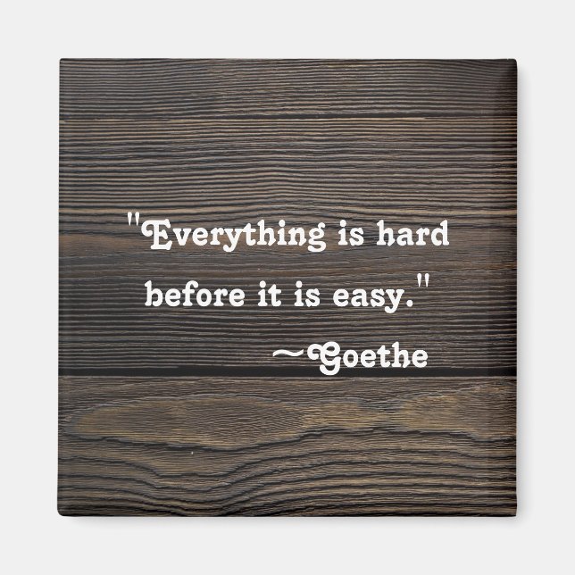 Inspirationsoffert | Motivational Goethe Magnet (Framsidan)