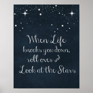 Inspirationsoffert: När livet slår ner dig Poster
