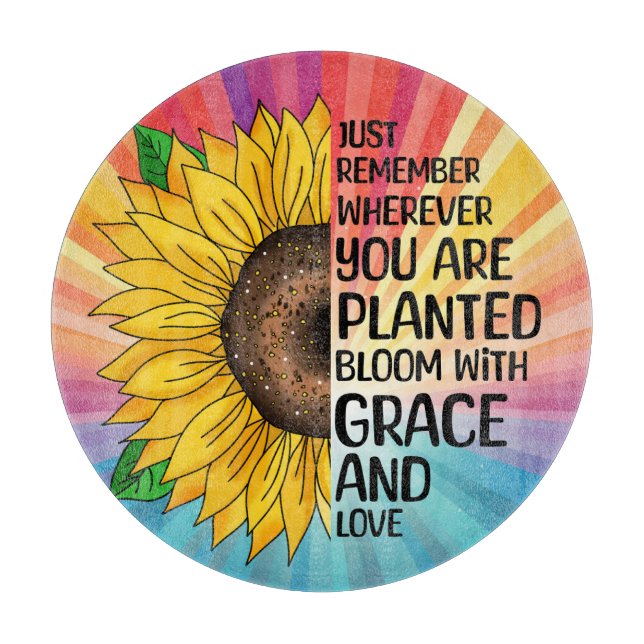 Inspirationsoffert och Hand plockade solros (Framsidan)