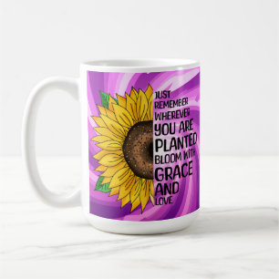 Inspirationsoffert och Hand plockade solros Kaffemugg