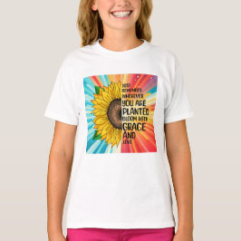Inspirationsoffert och Hand plockade solros T Shirt