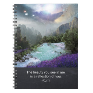 Inspirationsoffert om skönhet från Rumi Anteckningsbok